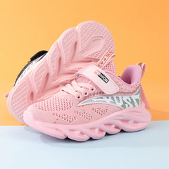 Breathable Woven Sneakers For Girls Teens Lightweight Anti Slip Low Top Sneakers