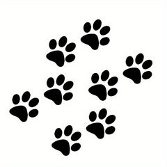 Cat Paw Print Sticker Boat Decal Dog Footprint Car Sticker
