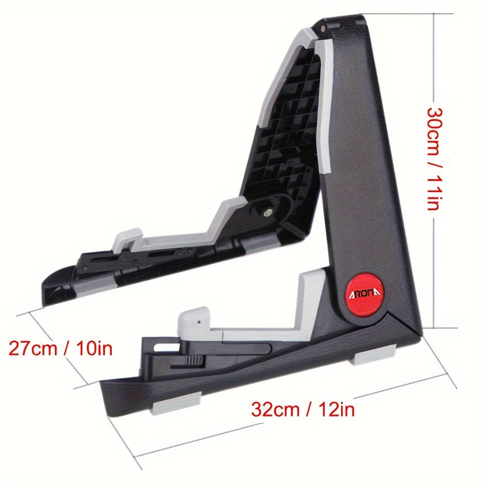 ABS Guitar Stand Movable Adjustment Arm Universal A-shaped Folding