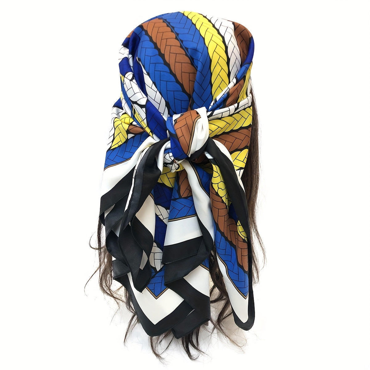 Polyester Bohemian Twill Square Scarf Bandana