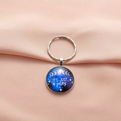 Vintage Starry Sky Keychain For Girls Backpack Jewelry