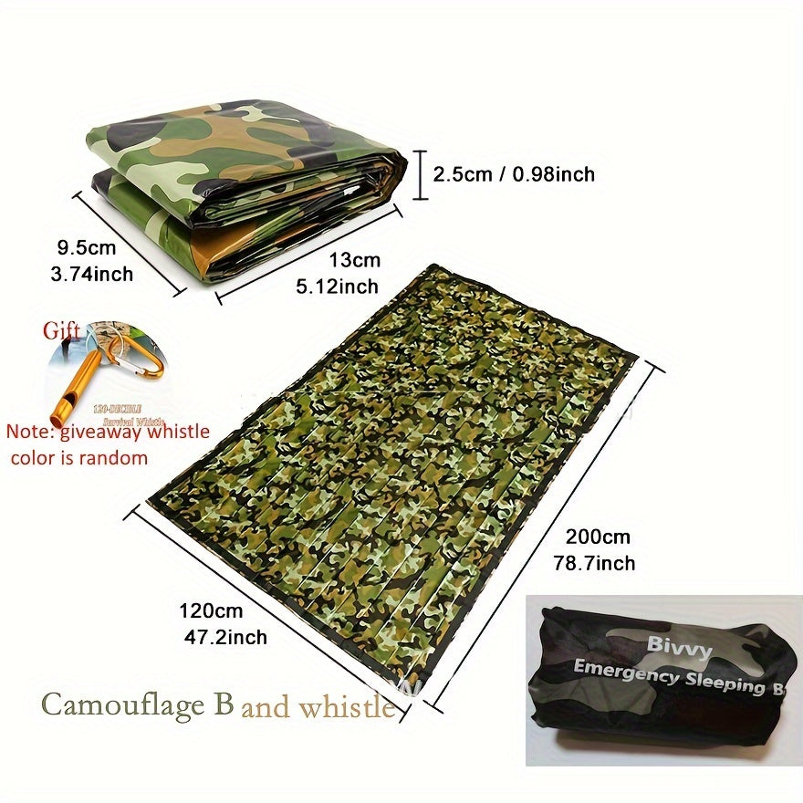 Waterproof Emergency Sleeping Bag Survival Blanket Lightweight Thermal