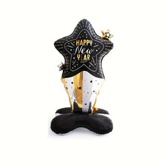 Large 4D Year Decoration Balloons for Indoor & Outdoor Party