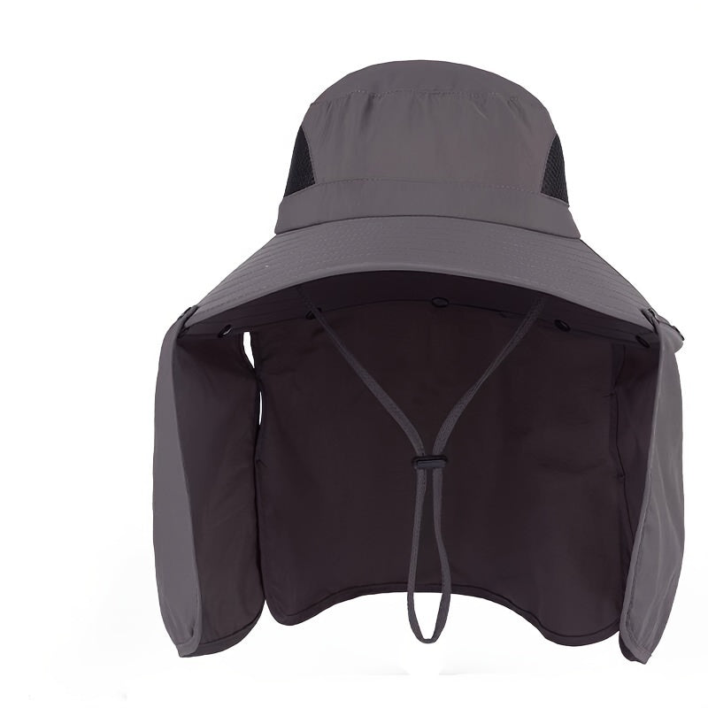 Men's Sun Protection Waterproof Bucket Hat Summer Fishing Sun Hat