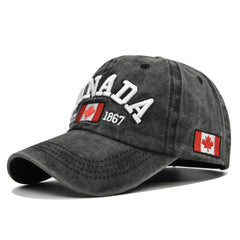 ANADA Embroidered Maple Leaf Baseball Cap Sun Hat