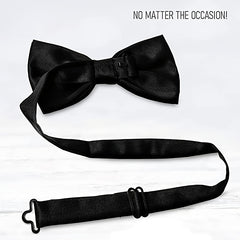 Men's Double Layer Wedding Groom Polyester Bow Tie