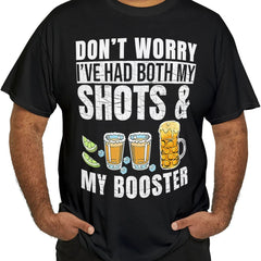 Beer Letter Pattern Print Men's Sports T-shirt - Gift For Men