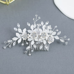 Faux Pearl Rhinestone Bridal Hair Accessories