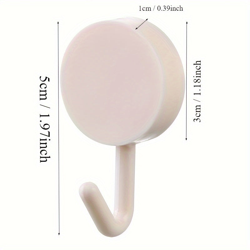 7pcs Macaron Hooks Wall Stickers Punching Lights Small Hooks