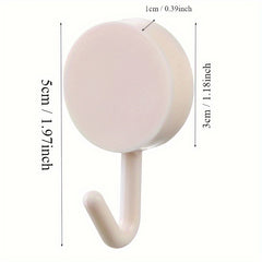 7pcs Macaron Hooks Wall Stickers Punching Lights Small Hooks