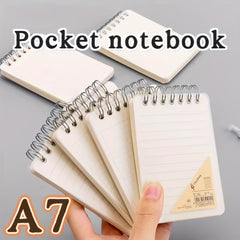 A7 Mini Waterproof Notebook for Students & Professionals