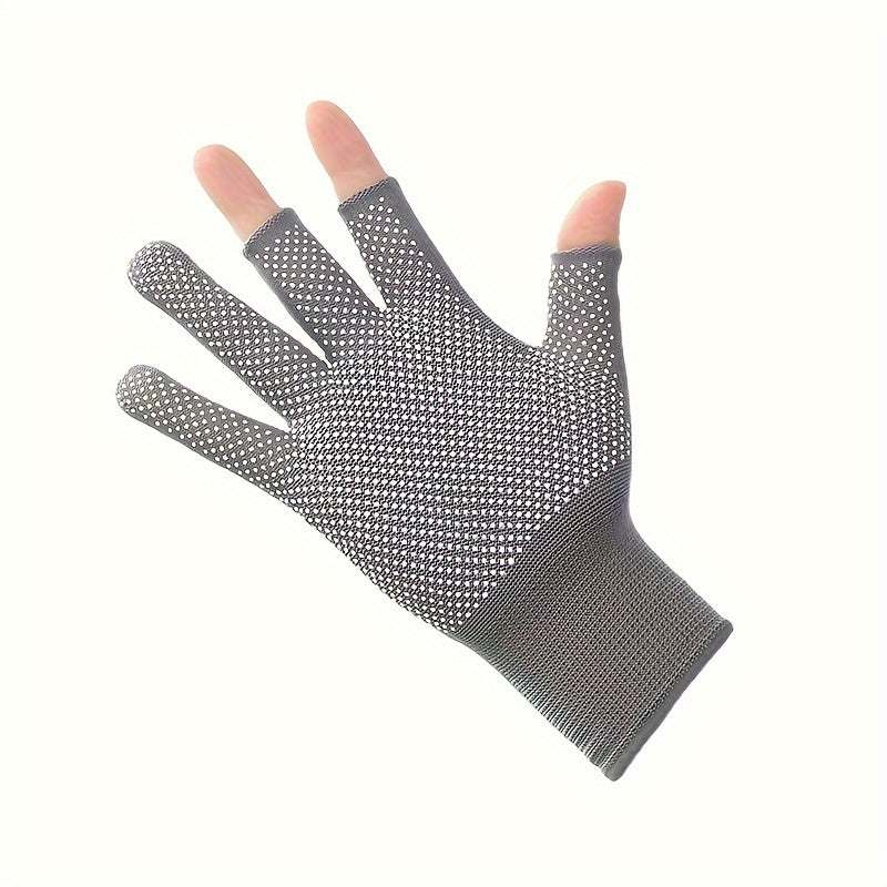 Fisherman Fingerless Gloves Anti-slip for Cycling Fishing