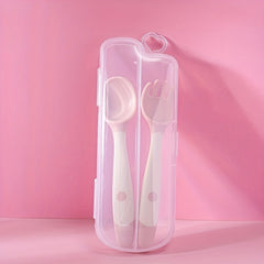 Silicone Feeding Spoon for Babies Bendable Soft Tip Training Spoon