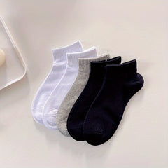 10 Pairs Soft Lightweight Ankle Socks Women's Stockings & Hosiery