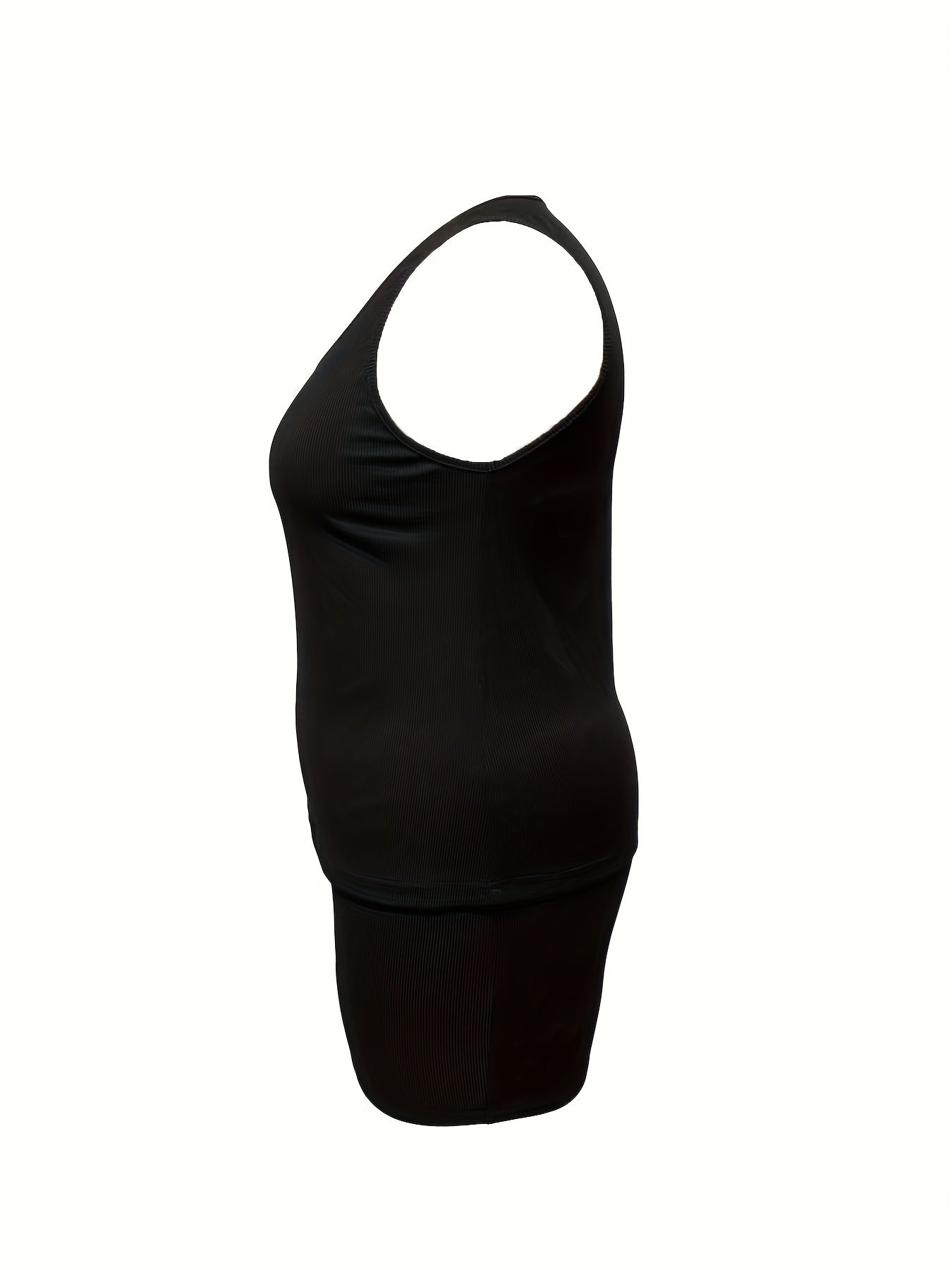 Solid Tank Top & Shorts Pajamas Set