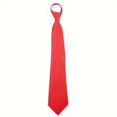 Adjustable Zipper Ties For Wedding Party Solid Ties