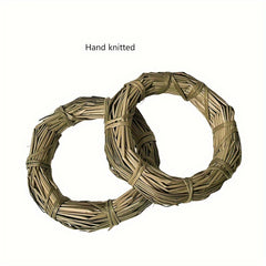 Small Pet Teething Straw Rings, Grass Rings, Chewing Toys
