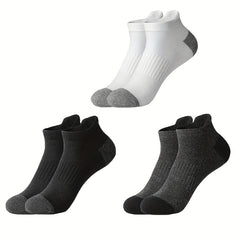 3 Pairs Outdoor Sports Socks High-Combed Cotton Men Women