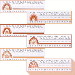 60pcs Classroom Desk Name Stickers with 120Point Glues