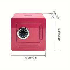 Metal Mini Safe Coin Storage Box Combo Lock Key Organizer Small Jewelry Box