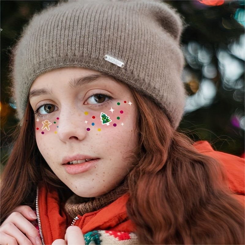 Gingerbread Man Christmas Tree Decoration Face Mask