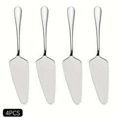 4pcs Cake Slicer Stainless Steel Pizza Server for Party
