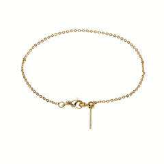 Golden Chain Titanium Steel Bracelet Adjustable And Retractable