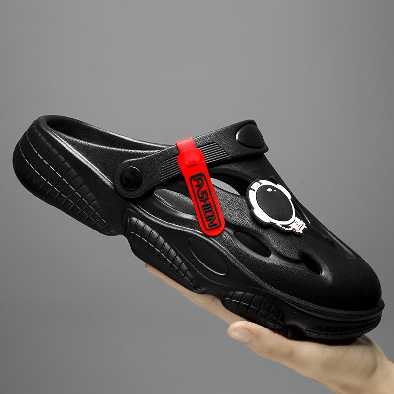 Astronaut Charm Unisex Clogs - Non Slip Casual Slides
