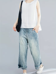 Loose Tank Top Sleeveless Casual Summer Women's Clothing