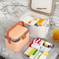 Household Small Medicine Box Foldable Large capacity