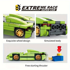 Building Blocks Convertible Kit Toy Gift Sports Car Series