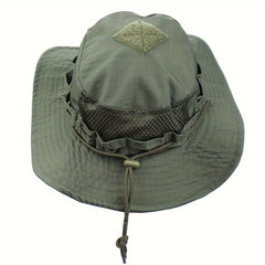 Outdoor Sunshade Camouflage Fishing Hat Wide Brim Hat for Camping Fishing Hiking