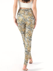 Leopard Print Fitness Leggings for Women
