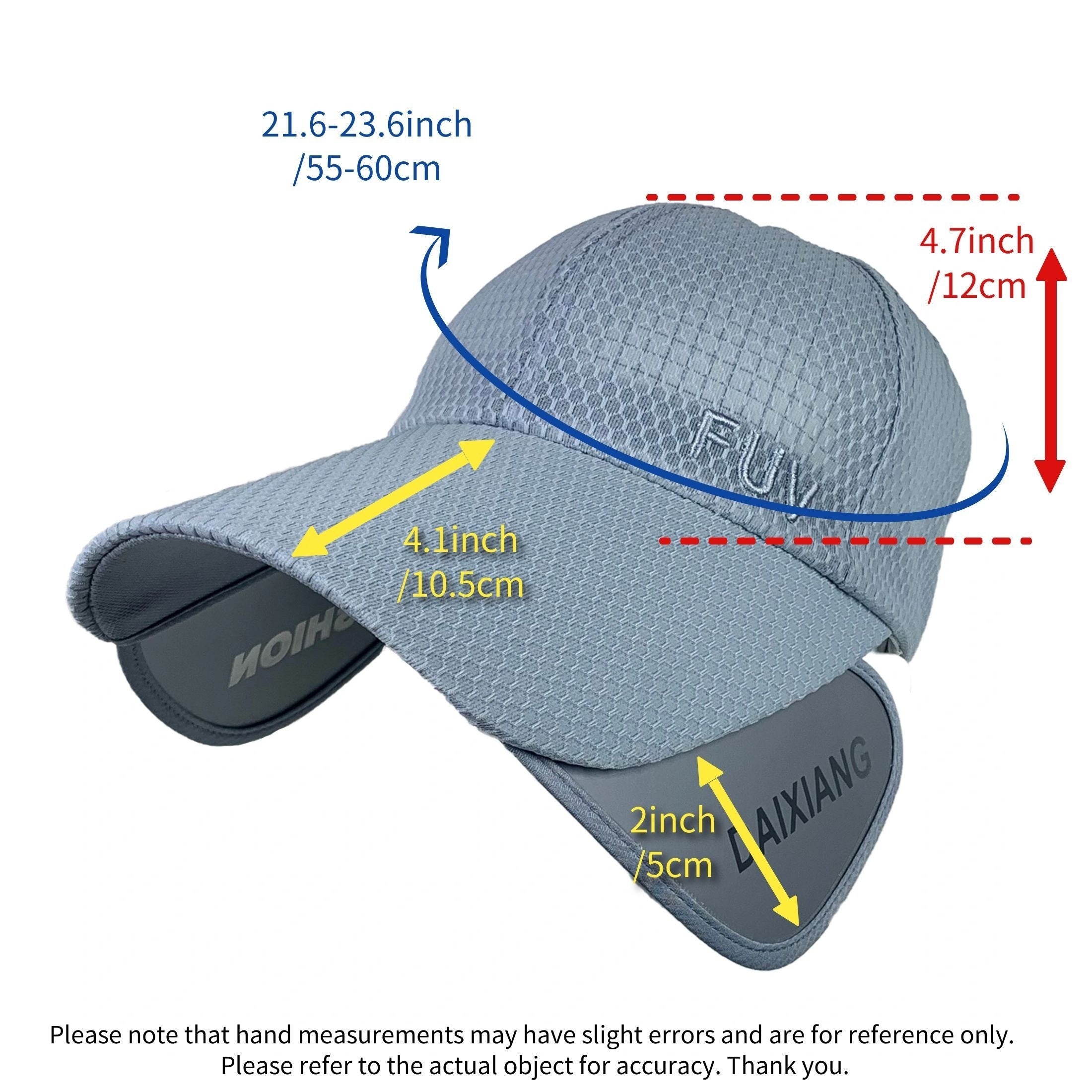 Expandable Sunshade Baseball Cap Mesh Breathable Style N Outdoor