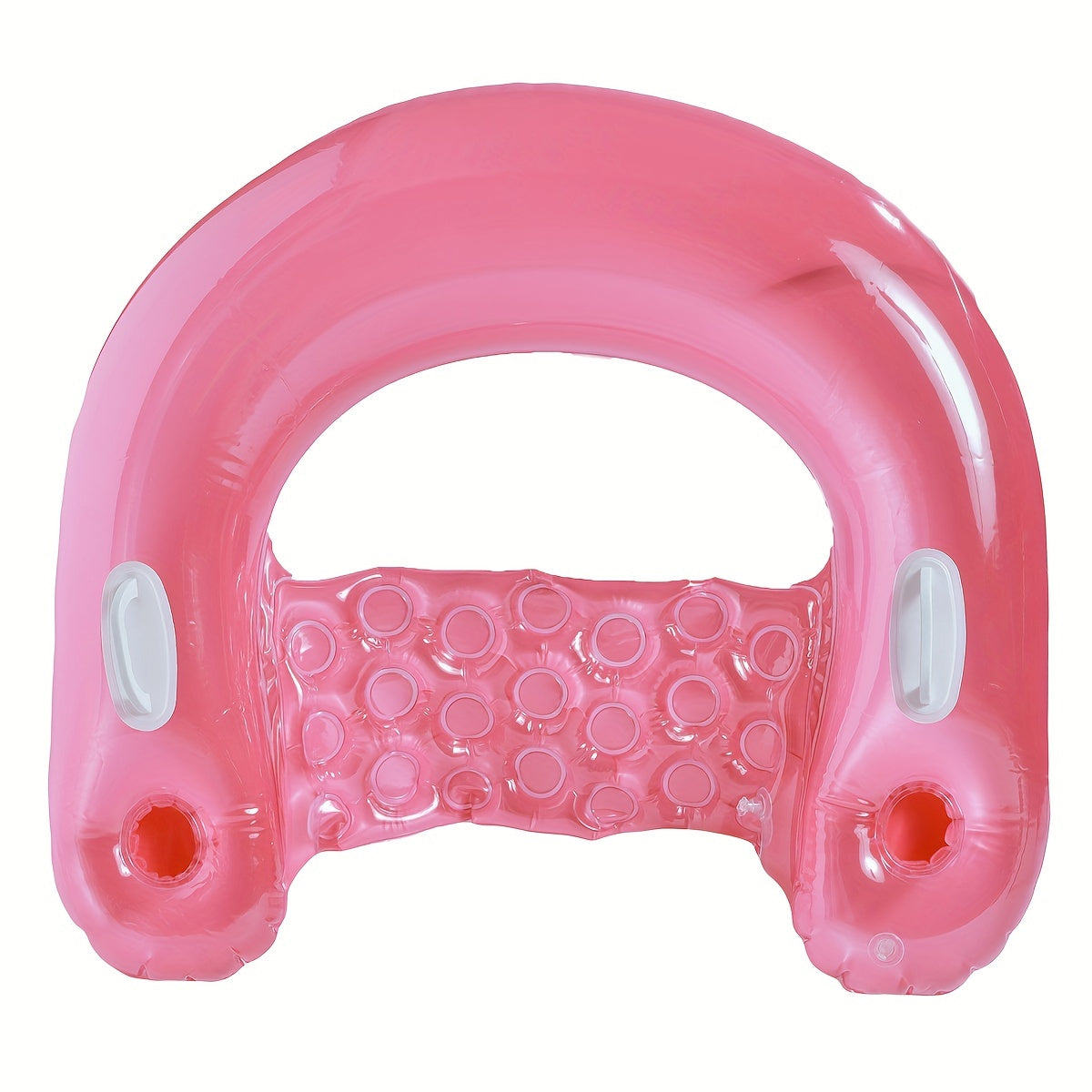 U-Shaped Floating Bed with Handle and Backrest