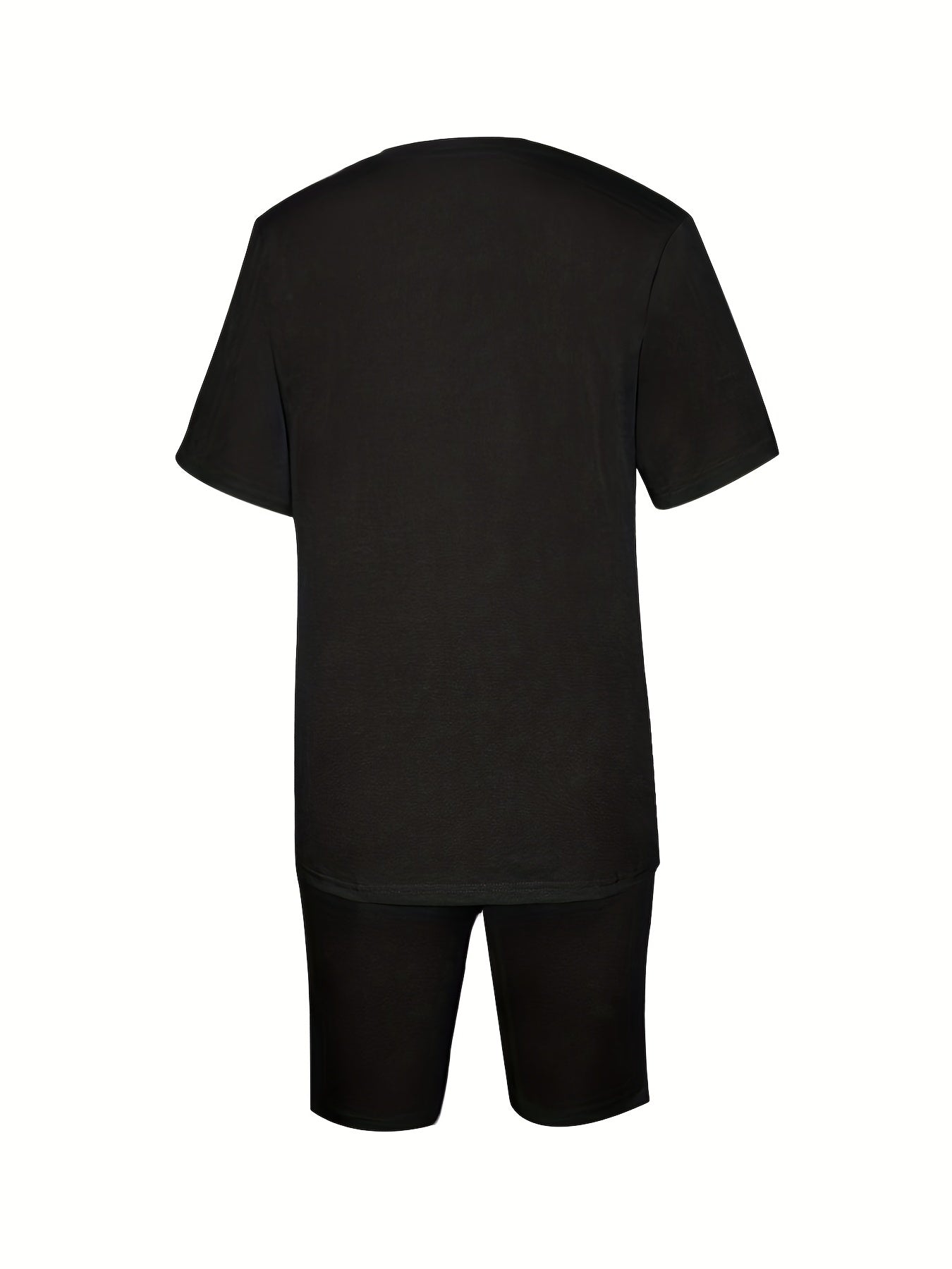 Casual Two piece Set T shirt & Workout Shorts Women's Clothing