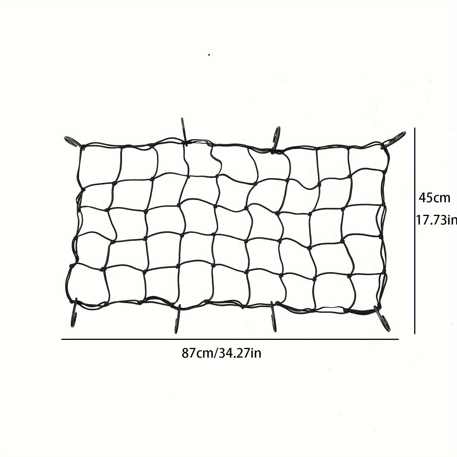 Multifunctional Elastic Cargo Luggage Net for Outdoor Wagon