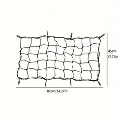 Multifunctional Elastic Cargo Luggage Net for Outdoor Wagon