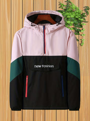 Men's Windproof Hoodie Big Pocket Pullover Hoodie