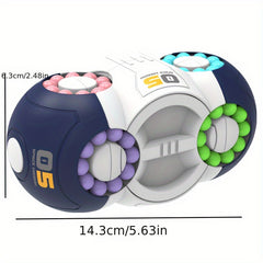 Magic Cube Manual & Brain Toy: 2-Person Battle Stress Relief