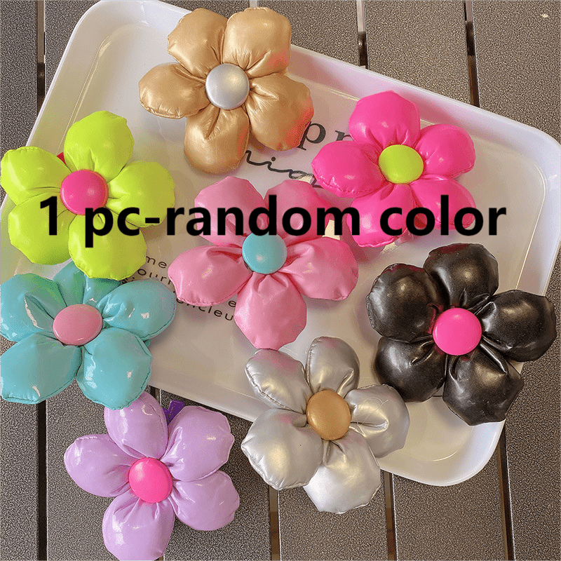 2pcs Random Petals Flower Hair Clip for Girls