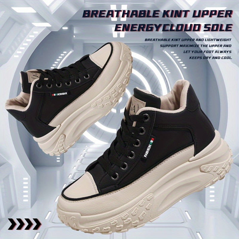 Anti Slip Chunky Dad Shoes Height Increased Stylist High Running Shoes
