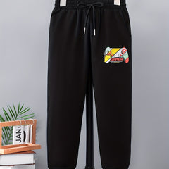 Boys Console Print Sweatpants Kids Casual Trousers
