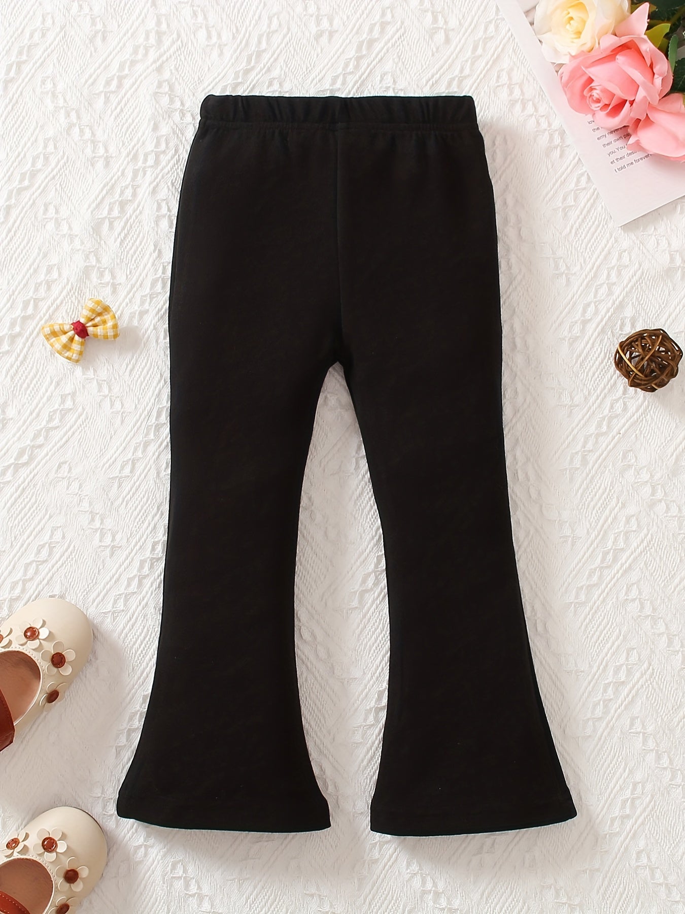Girls Flared Pants with Bell Bottom for Autumn & Winter