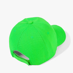 Hip Hop Fluorescent Baseball Cap Green Lightweight Dad Hats Unisex