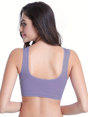 3-Pack Wireless Sports Bras for Women, Comfortable & Breathable Yoga Fitness Bra