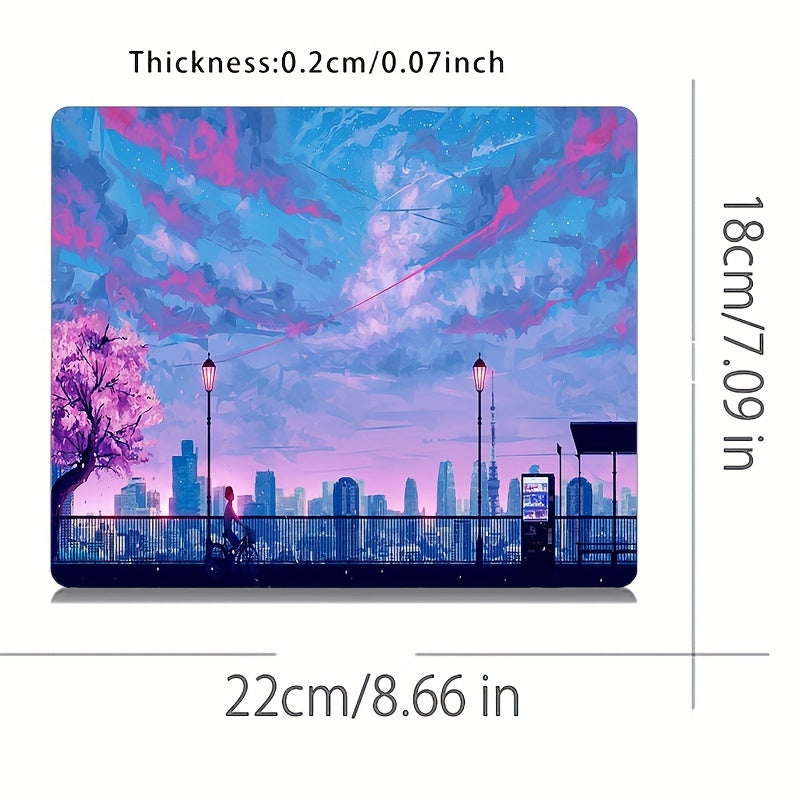 Urban Landscape Small Size Mouse Pad Office Computer Gamer Keyboard Mat Mousepad