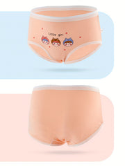 4pcs Cartoon Graphic Print Soft Briefs Underwear