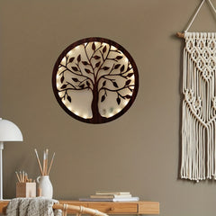 LED Timing Tree of Life Wood Board Hanging Night Light