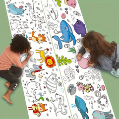 Creative Doodle and Painting Roll for Kids, 3m Expanded Doodle Paper